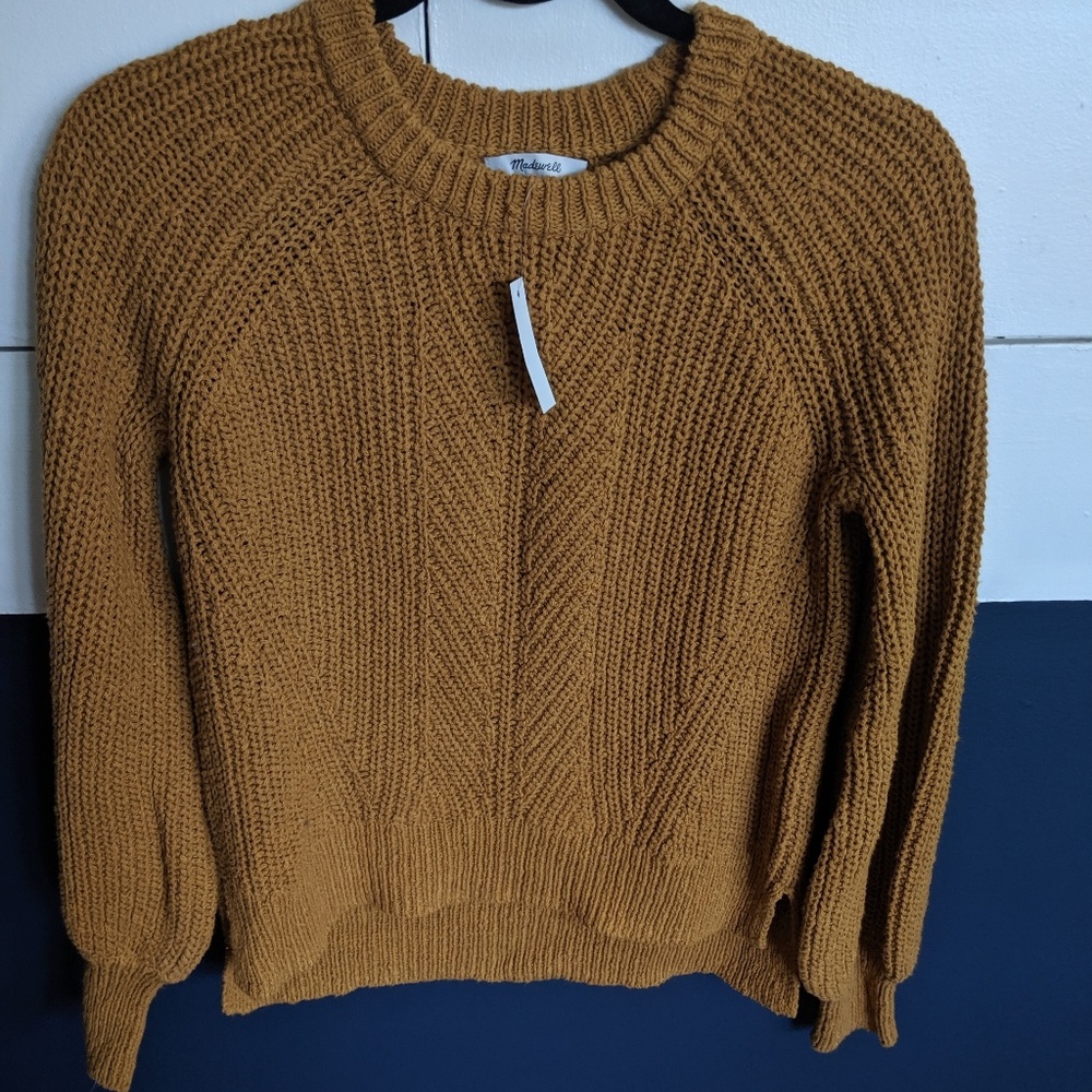 Madewell Balloon Sleeve Sweater